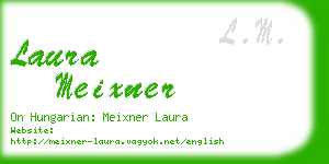 laura meixner business card